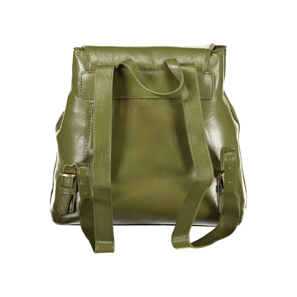 Mario Valentino Green Polyethylene Backpack Womens Backpack