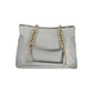 Mario Valentino Gray Polyethylene Handbag