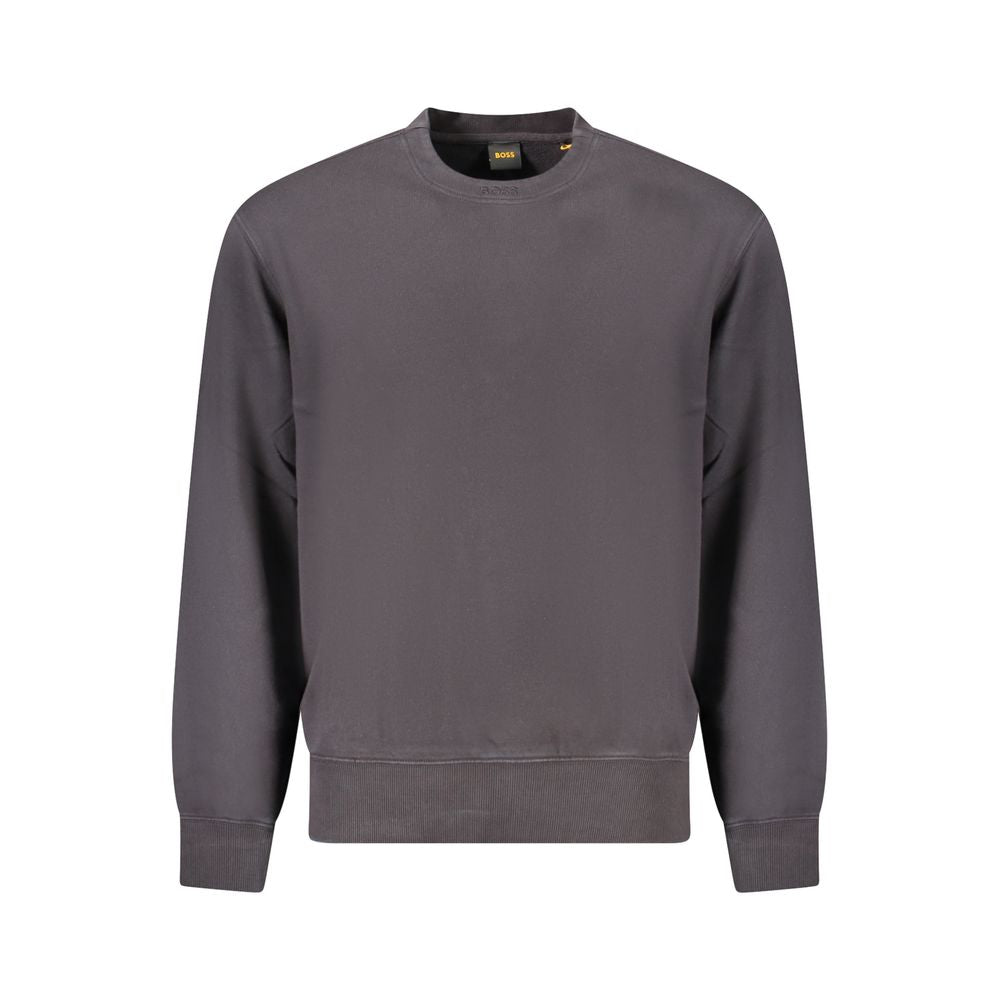 Hugo Boss Black Cotton Men's Sweatshirt