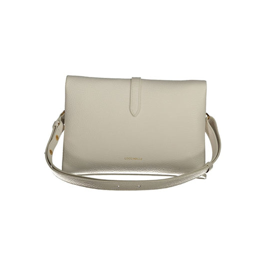 Coccinelle White Leather Handbag