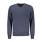 Hugo Boss Blue Cotton Men's Long-Sleeved T-Shirt