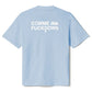 Comme Des Fuckdown Blue Cotton Women T-Shirt