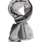 Dolce & Gabbana White Black Silk Warmer Wrap Foulard Scarf