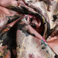 Dolce & Gabbana Pink Silk Floral Print Square Foulard Scarf