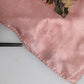 Dolce & Gabbana Pink Silk Floral Print Square Foulard Scarf