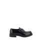 Prada Black Rubber Platform Loafers