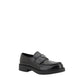 Prada Black Rubber Platform Loafers