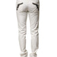 Dolce & Gabbana White Cotton Skinny Men Denim Jeans