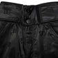 Dolce & Gabbana Black Nylon DG Logo Straight Pants