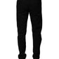 Dolce & Gabbana Black Cotton Tattered Slim Fit Men Denim Jeans