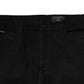 Dolce & Gabbana Black Cotton Tattered Slim Fit Men Denim Jeans