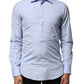 Dolce & Gabbana Light Blue Cotton Long Sleeves Dress Shirt