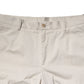 Dolce & Gabbana Beige Cotton Stretch Mid Waist Bermuda Shorts