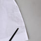 Dolce & Gabbana White Cotton Collared Short Sleeves Top