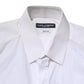 Dolce & Gabbana White GOLD Cotton Collared Dress Shirt Top