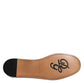 Dolce & Gabbana White Leather Loafers Moccasins Slip On Shoes