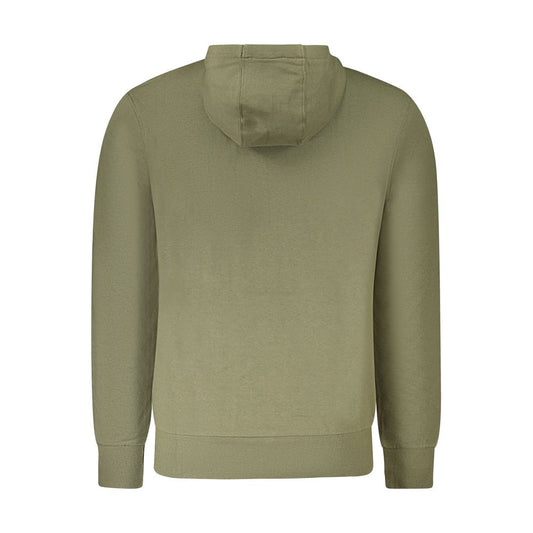 North Sails Green Cotton Men's Hooded Sweater Mens Sweater