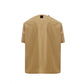 Emporio Armani Brown Cotton T-Shirt