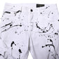 Dolce & Gabbana White ColorSplash Skinny Denim Jeans