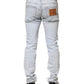 Dolce & Gabbana Light Blue Tattered Skinny Denim Jeans