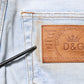 Dolce & Gabbana Light Blue Tattered Skinny Denim Jeans