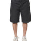 Dolce & Gabbana Dark Gray Cotton Stretch Denim Bermuda Shorts