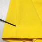 Dolce & Gabbana Yellow Polyester Sleeveless Sheath Midi Dress