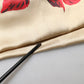 Dolce & Gabbana Beige Floral Spaghetti Strap Sheath Dress