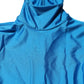 Dolce & Gabbana Blue Nylon Turtleneck Bodycon Jumpsuit Dress