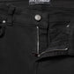 Dolce & Gabbana Black Cotton Skinny Mid Waisted Denim Jeans