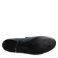 Dolce & Gabbana Blue Exotic Leather Slip On Loafers Men Dress Shoes