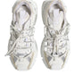 Dolce & Gabbana White Gray Low Top Space Sneakers Shoes