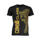 Cavalli Class Black Cotton T-Shirt Mens T-Shirt