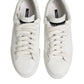 Dolce & Gabbana White Logo Lace Up Low Top Men Sneakers Shoes