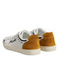 Dolce & Gabbana White Leather MILANO Low Top Sneakers Shoes