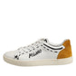 Dolce & Gabbana White Leather MILANO Low Top Sneakers Shoes