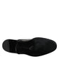 Dolce & Gabbana Black Patent Leather Derby Formal Dress Shoes