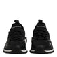 Dolce & Gabbana Black SORRENTO Sport Stretch Sneakers Shoes