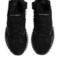 Dolce & Gabbana Black SORRENTO Sport Stretch Sneakers Shoes