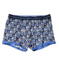 Dolce & Gabbana Blue Cotton Logo Print Regular Boxer Underwear