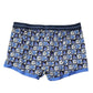 Dolce & Gabbana Blue Cotton Logo Print Regular Boxer Underwear