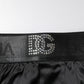 Dolce & Gabbana Black Logo Waist Regular Boxer Shorts Underwear