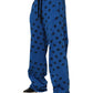 Dolce & Gabbana Blue Logo Print Jogger Men Sweatpants Pants