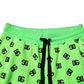 Dolce & Gabbana Green Logo Print Jogger Men Sweatpants Pants