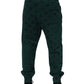 Dolce & Gabbana Green Logo Print Jogger Men Sweatpants Pants