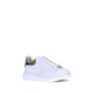 Alexander McQueen White Calf Leather Bos Taurus Platform Sneakers