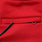 Dolce & Gabbana Red Cotton Logo Jogger Men Sweatpants Pants