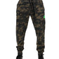 Dolce & Gabbana Brown Camouflage Cotton Men Jogger Pants