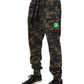 Dolce & Gabbana Brown Camouflage Cotton Men Jogger Pants