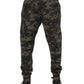 Dolce & Gabbana Brown Camouflage Cotton Men Jogger Pants